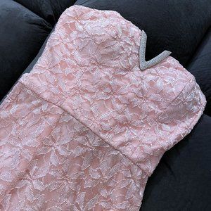 Light Pink Cocktail Dress - Sparkly - Juniors Sz 5